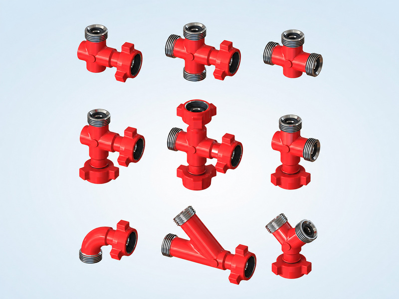 Red Integral Fittings