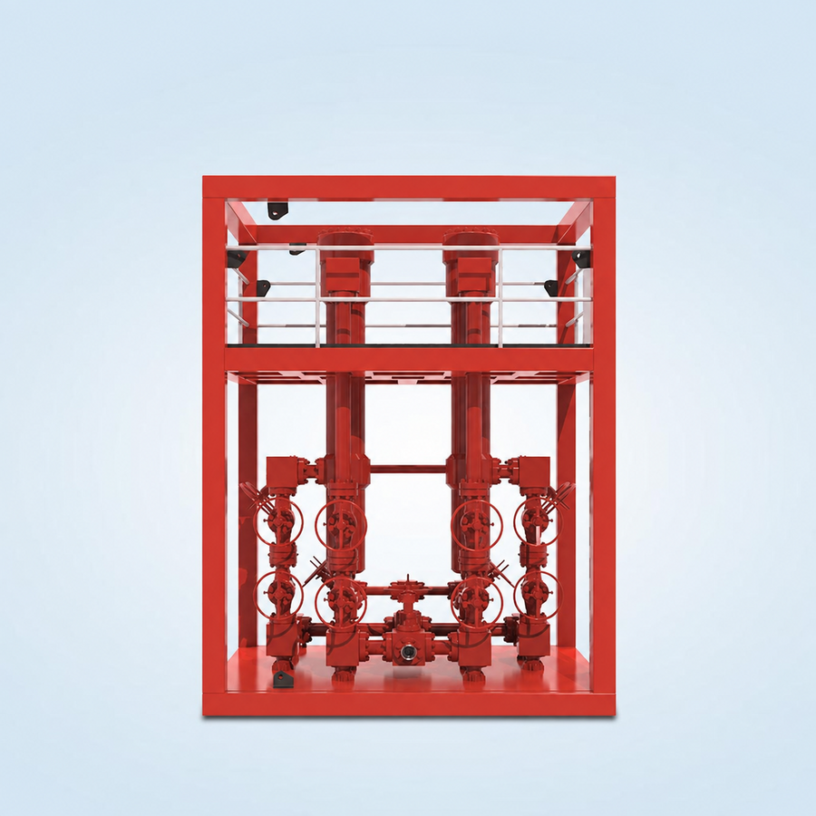 Red Dual Pot Sand Filter