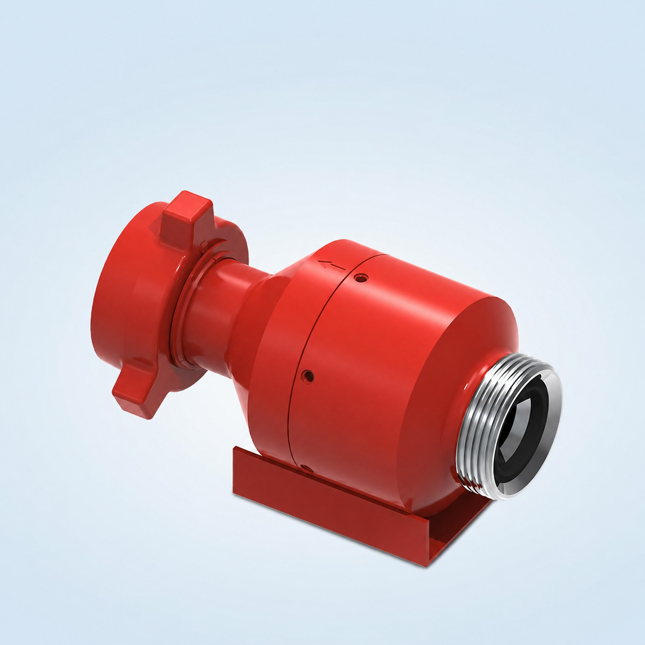 Red Flapper-Type Check Valve