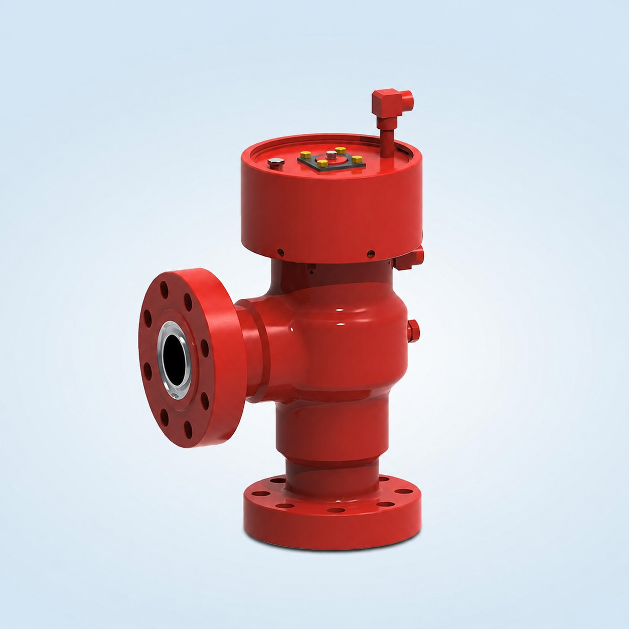 Red Hydraulic Drilling Choke Valve