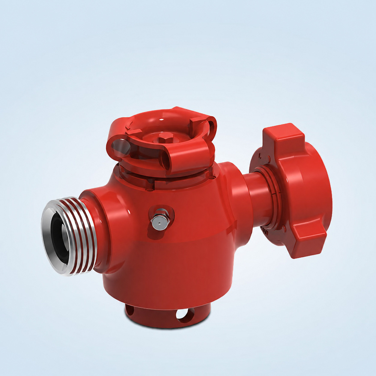 Red Low-Torque Plug Valve